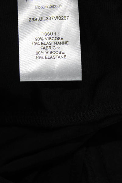 rabanne Womens Crystal Brooch Maxi Skirt - Black Size 34