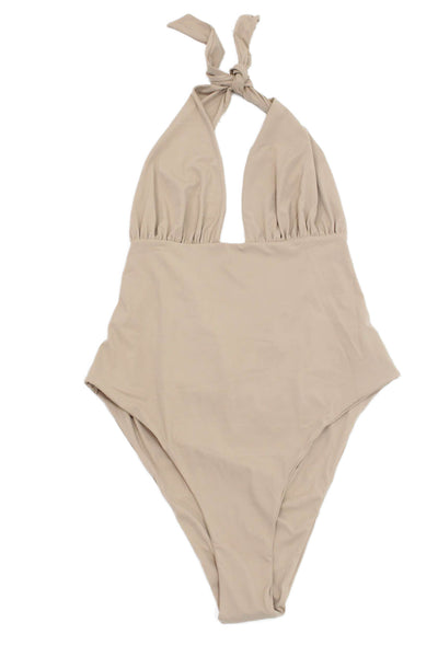 Nomads Womens Isle One Piece - Taupe Size 4XL