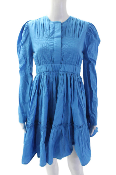 TRUTH Womens Melane Shirt Dress - Swedish Blue Size XS