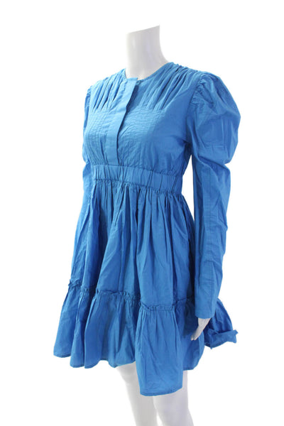 TRUTH Womens Melane Shirt Dress - Swedish Blue Size XS