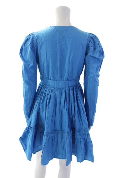 TRUTH Womens Melane Shirt Dress - Swedish Blue Size XS