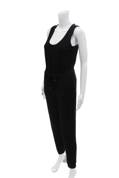 Rails Womens Sleeveless High Rise Slim Leg Jumpsuit Black Size Extra Small