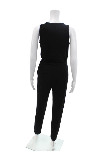Rails Womens Sleeveless High Rise Slim Leg Jumpsuit Black Size Extra Small