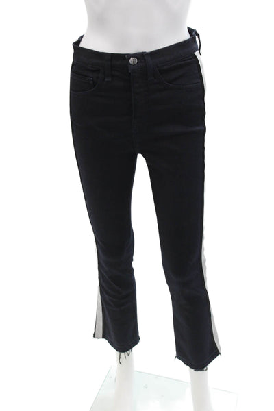 Veronica Beard Jeans Womens High Rise Carly Kick Flare Leg Jeans Blue Size 25