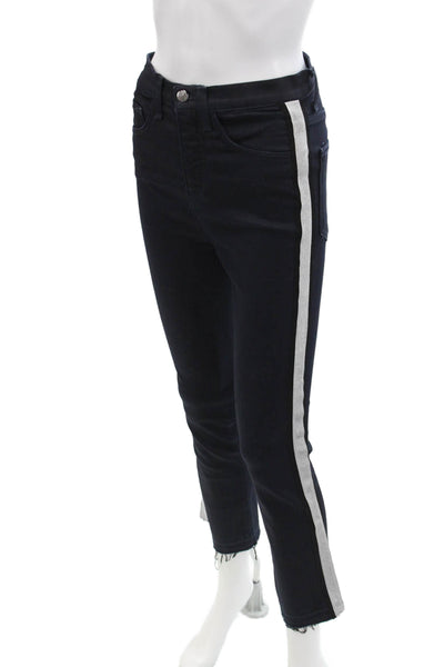 Veronica Beard Jeans Womens High Rise Carly Kick Flare Leg Jeans Blue Size 25