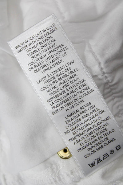 FRAME Womens Le High Flare Jeans - Blanc Size 33