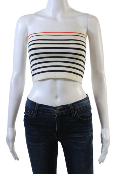 KULE Womens The Jo Top - Cream/Navy Size M