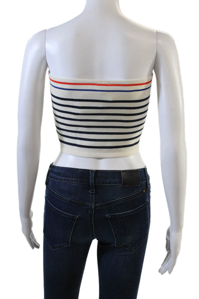 KULE Womens The Jo Top - Cream/Navy Size M