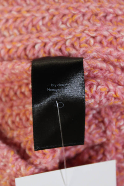 Rag & Bone Womens Long Sleeves Crew Neck Sweater Pink Wool Size Extra Small