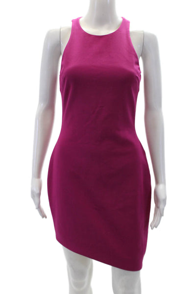 Elizabeth and James High Neck Sleeveless Fitted Mini Dress Pink Size 4