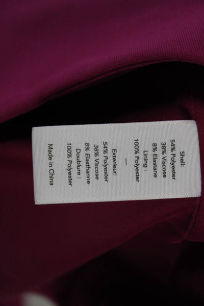 Elizabeth and James High Neck Sleeveless Fitted Mini Dress Pink Size 4