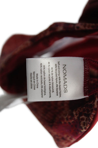 Nomads Womens Playa Bikini Bottoms - Merlot Size XS