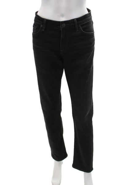 C of H Los Angeles Womens Racer Low Rise Skinny Leg Jeans Black Cotton Size 30