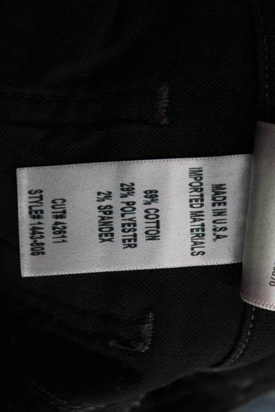 C of H Los Angeles Womens Racer Low Rise Skinny Leg Jeans Black Cotton Size 30