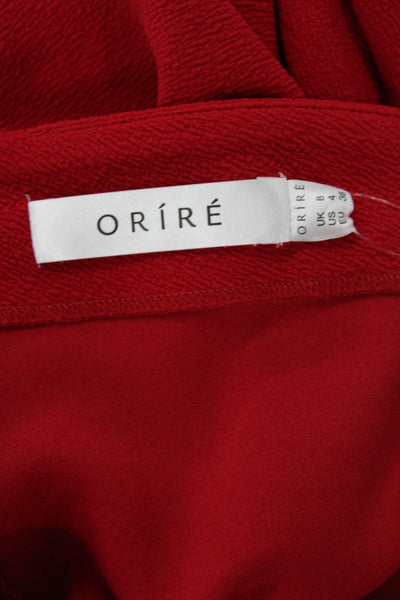 Orire Womens June Dress - Orange Size 4