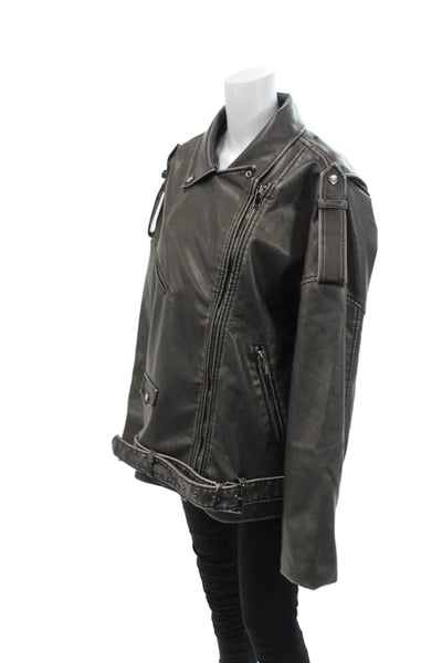 Lioness Womens Deja Vu Jacket - Charcoal Size XXL