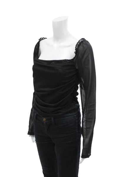 Ambitionist Womens Fancy Thong Bodysuit - Black Size XL