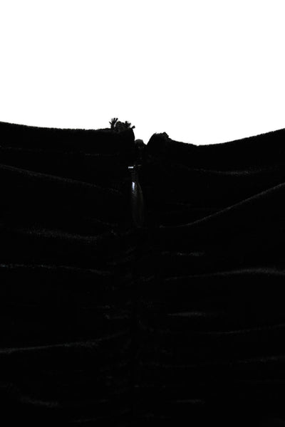 Shoshanna Womens Mari Velvet Dress - Jet Size 2