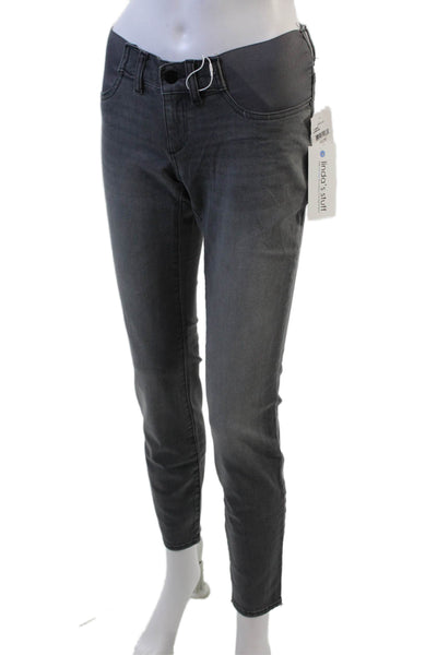 DL1961 Womens Emma Skinny Maternity Instasculpt Jeans - Overcast Size 26
