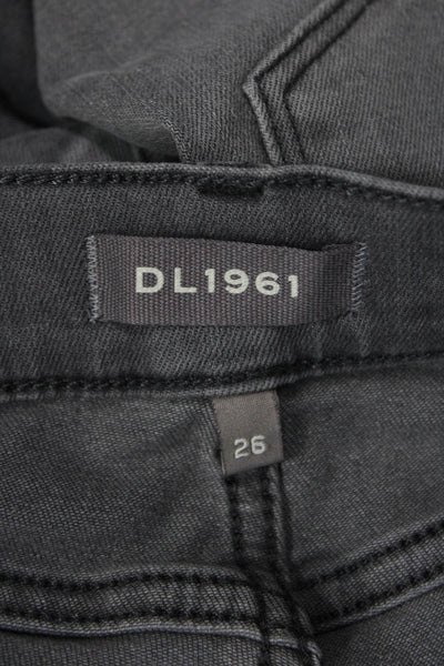 DL1961 Womens Emma Skinny Maternity Instasculpt Jeans - Overcast Size 26