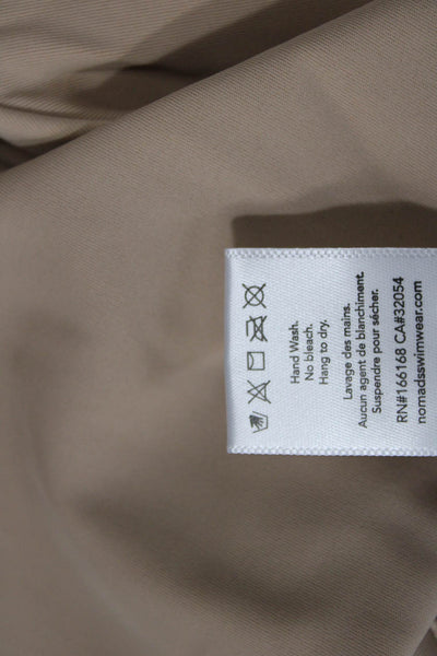 Nomads Womens Current Bikini Bottoms II - Taupe Size 5XL