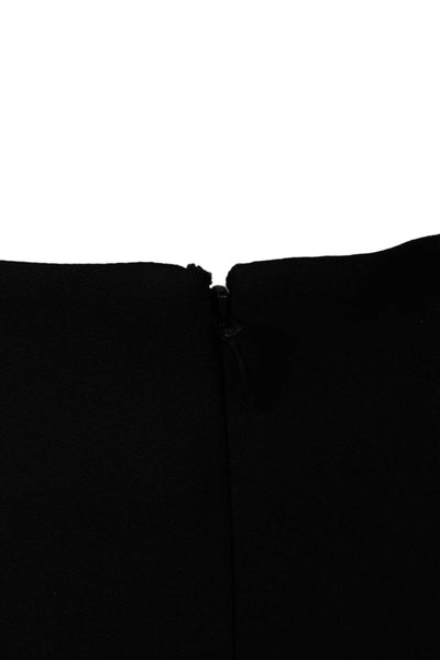 St. Agni Womens Raw Edge Mini Dress - Black Size XL