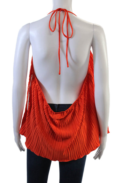 Good American Womens Always Fits Plisse Halter - Roma002 Size 4XL/5XL