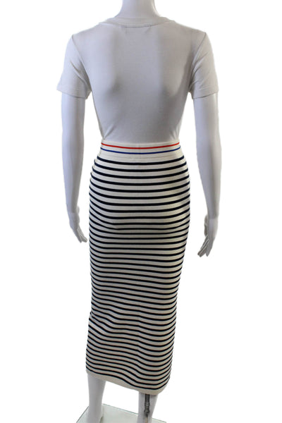 KULE Womens The Dee Skirt - Cream/Navy Size L