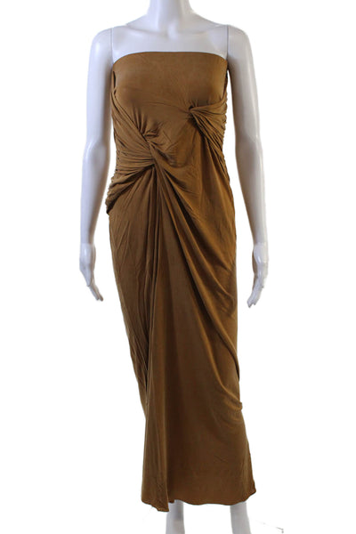 GAUGE81 Womens Baru Skirt Long - Sandalwood Size 40