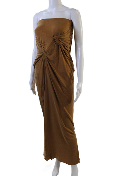 GAUGE81 Womens Baru Skirt Long - Sandalwood Size 40