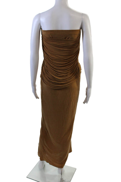 GAUGE81 Womens Baru Skirt Long - Sandalwood Size 40
