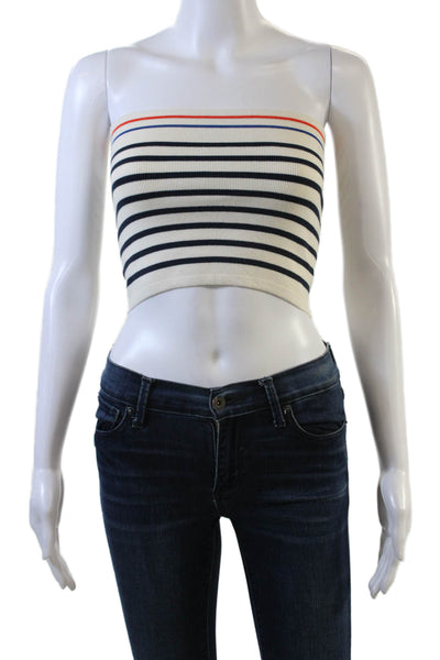 KULE Womens The Jo Top - Cream/Navy Size S