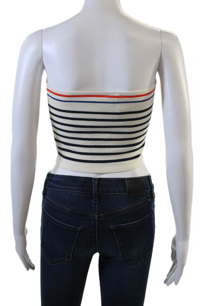 KULE Womens The Jo Top - Cream/Navy Size S