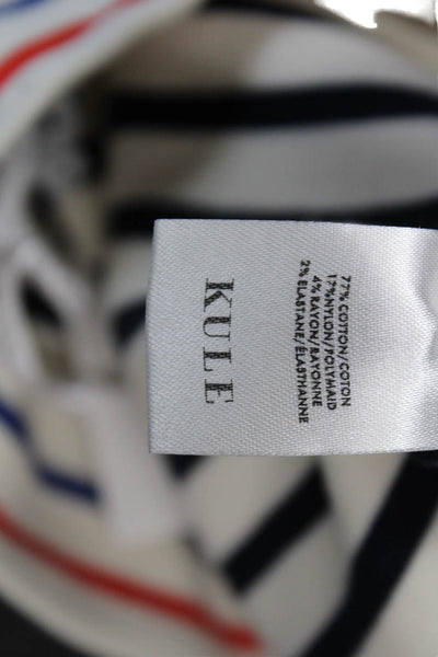 KULE Womens The Jo Top - Cream/Navy Size S