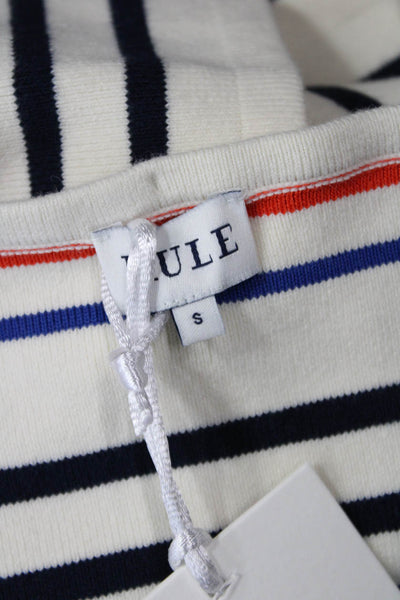 KULE Womens The Jo Top - Cream/Navy Size S