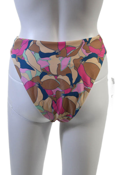 LSPACE Womens Arlo Bikini Bottoms - Sundazed Floral Size L