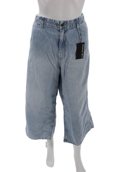 Oak & Acorn Womens Naomi Culotte Trousers - Bluebell Size 32