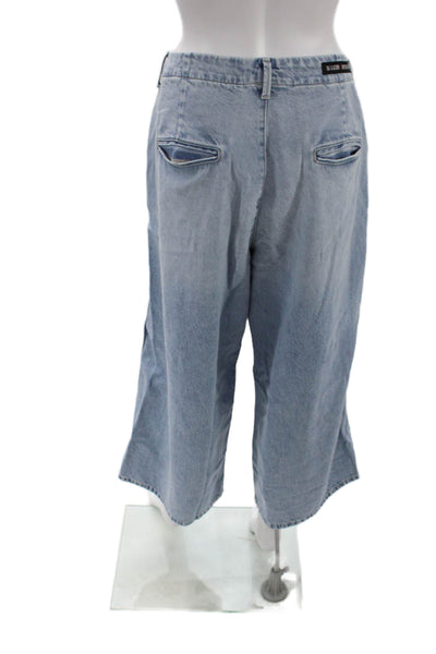 Oak & Acorn Womens Naomi Culotte Trousers - Bluebell Size 32