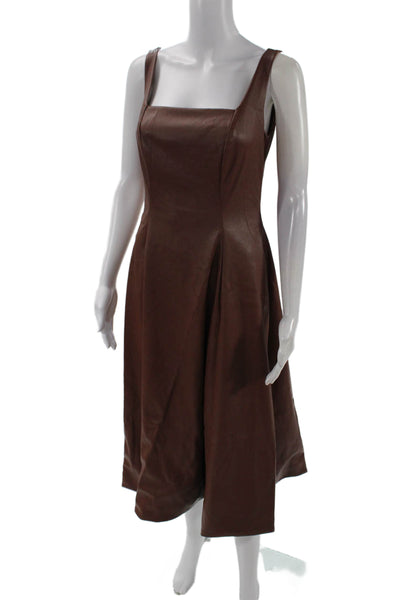 Chloe Kristyn Womens Elle Dress - Dark Brown Size 4