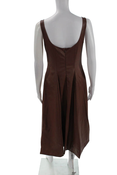 Chloe Kristyn Womens Elle Dress - Dark Brown Size 4