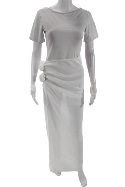 Lioness Womens Soul Mate Maxi Skirt - Porcelain Size XXL