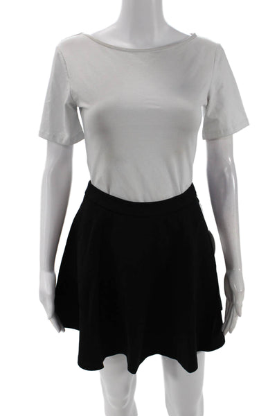 STAUD Womens Stacy Skirt - Black Size XS