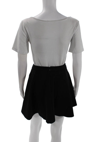 STAUD Womens Stacy Skirt - Black Size XS