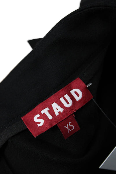 STAUD Womens Stacy Skirt - Black Size XS