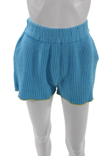 JoosTricot Womens Boxer Shorts - Blue Size XS