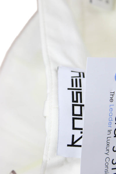 K.ngsley Womens Ayan Trousers - Eggshell Size 32