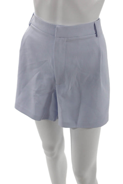Good American Womens Luxe Suiting Trouser Shorts - Glass001 Size 16