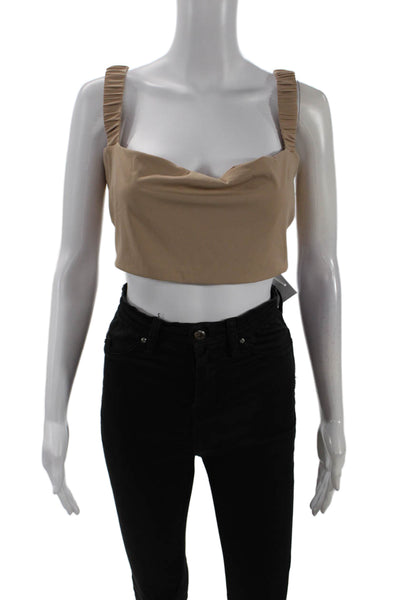 Nomads Womens Current Bikini Top II - Taupe Size 4XL