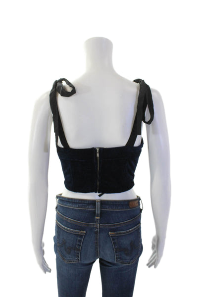 En Saison Womens Micah Bustier Top - Navy Size XS