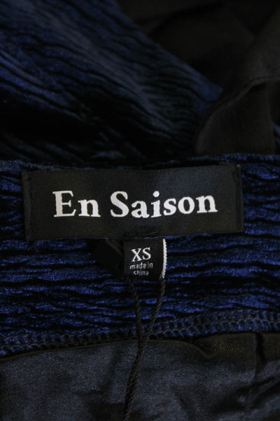 En Saison Womens Micah Bustier Top - Navy Size XS